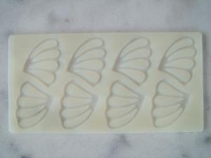 Szilikon Csoki Forma - Legyez� 45x55mm 8db