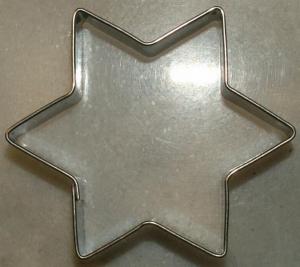 Rozsdamentes Kisz�r� - Csillag 49x42mm