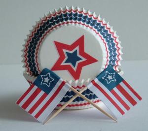 Kapszli - Muffin/besz�r� 24db Hazafias