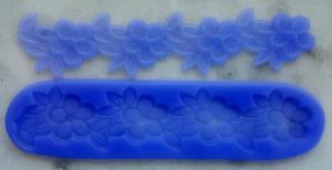 Szilikon Csipke Forma Vir�g/Lev�l 4,5x21,5cm