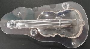 Polikarbon�t 3D forma - Heged� 17x6,5x3cm