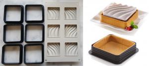 Szilikon forma - Kit Mini Tarte Sand 80mm 6db