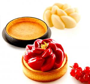 Szilikon forma - Kit Tart Fleur 80mm