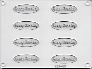 Akril Csoki Forma - Ov�l HB 18x55mm 8db