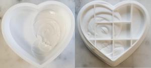 Szilikon Forma - Sz�v Anya+baba