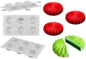 Szilikon Forma - Kerek �k 6r