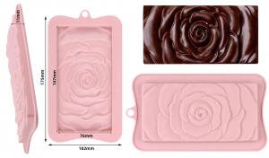 Szilikon Forma - Csokit�bla R�zsa