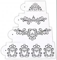 Stencil - Csipke 4 r�szes