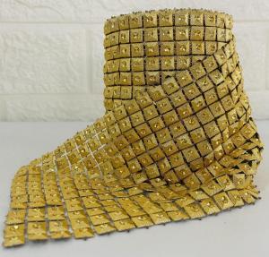 Strassz szalag 4,57m Arany