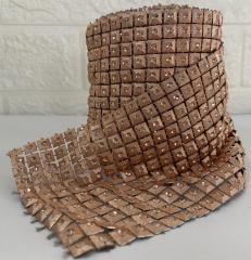 Strassz szalag 4,57m Rose Gold