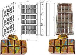 PC Csokol�d�forma - Dubai t�bla
